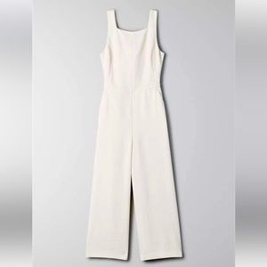 Wilfred Aritzia Ecoulement White Jumpsuit Playsuit Romper